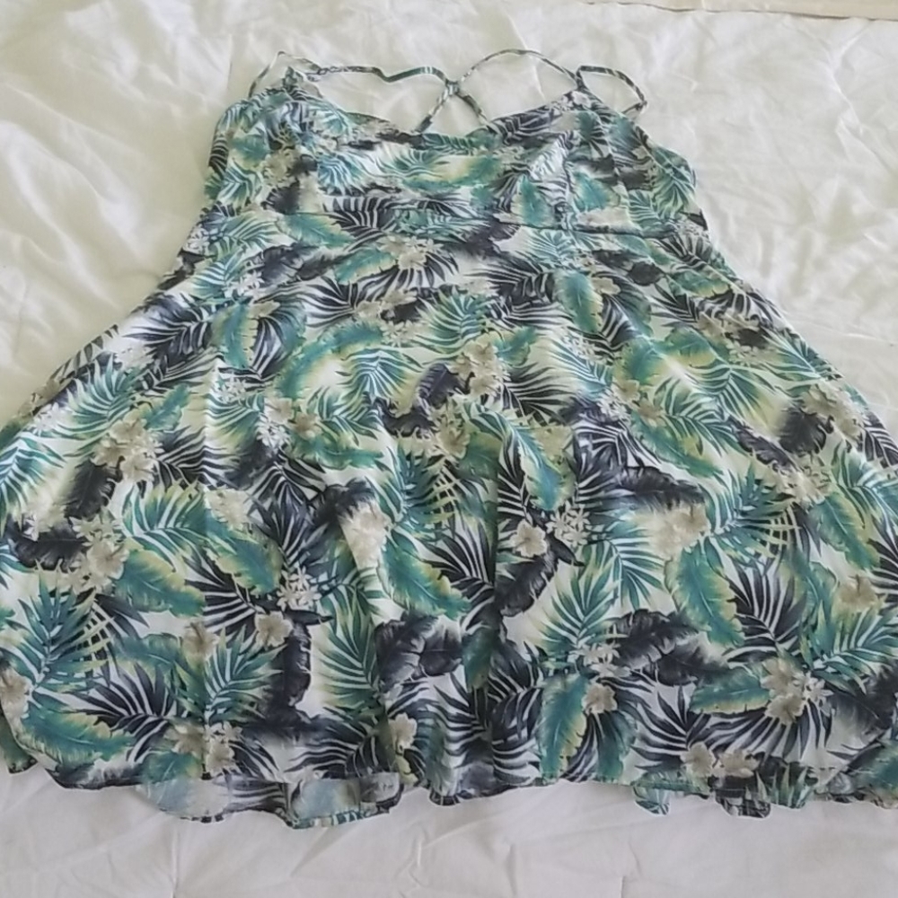 Forever 21 Tropical Print Dress